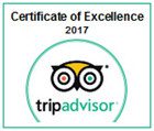 Tripadvisor certificate of excellence 2017
